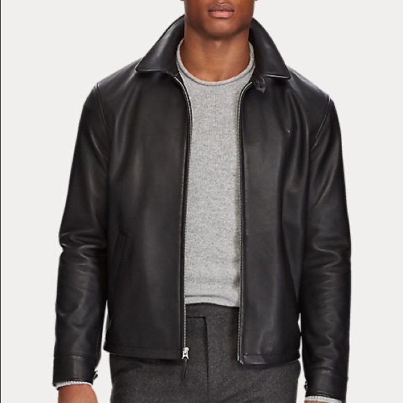 Polo Ralph Lauren Lambskin Leather Jacket